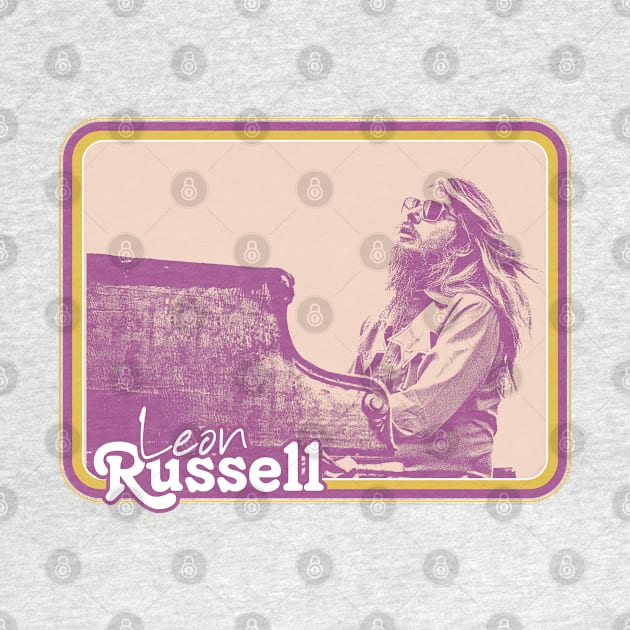 Leon Russell /// Original Fan Art Design by DankFutura